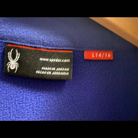 Spyder Girls’ zip up sweater - Picture 7 of 9